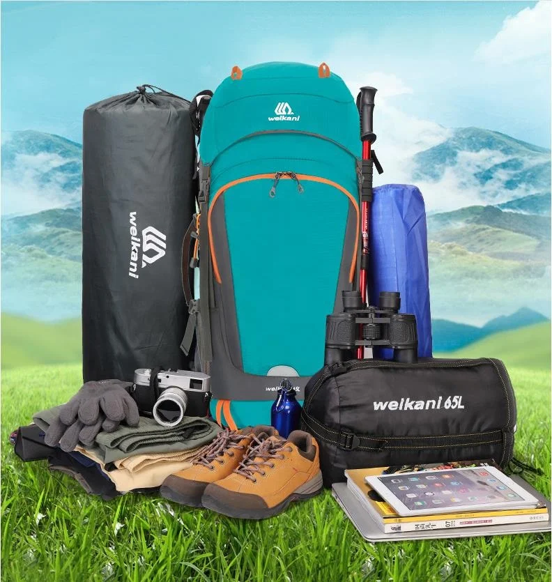 65L Waterproof Hiking Backpack - Ideal for Outdoor Travel