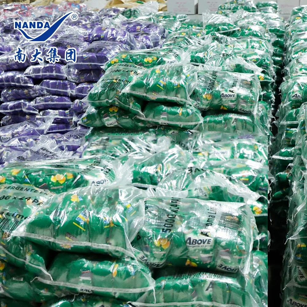 Kuwait Bahrain Uae Oman Perfect Formulation Laundry Detergent Washing Powder 500g 1kg 2kg for Customized Brands Logo