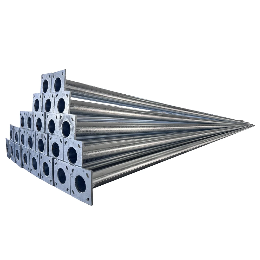 Открытый 6-12 м светильник освещения оцинкованный полюс для улицы