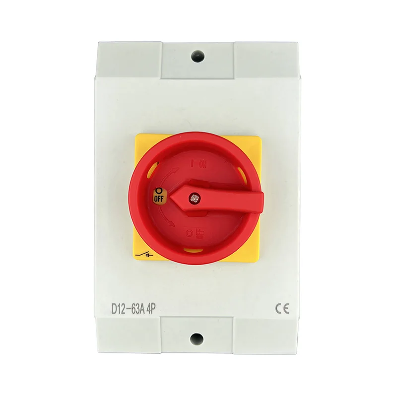 D1263a Ac Outdoor Ip65 Rotary 230v/440v Electric Isolator Switch 4