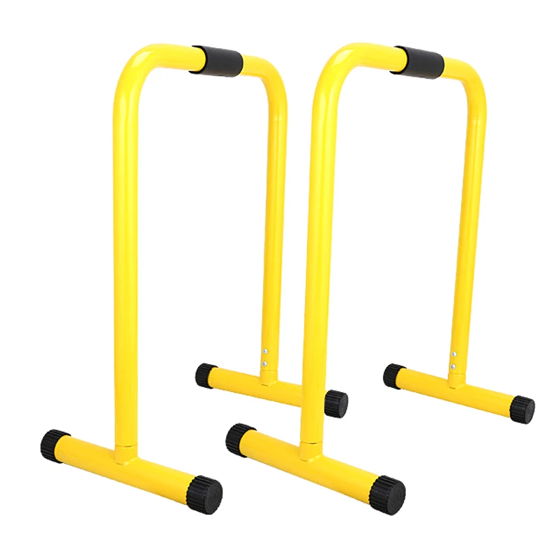 Portable Home Fitness Bar Dip Stand for Bodyweight Parallel Chest Tricep Workout Free Weights Pull up Exercise Station