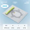 Hello antarctic penguin-square ice pad