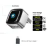 Silvery USB A+ USB C