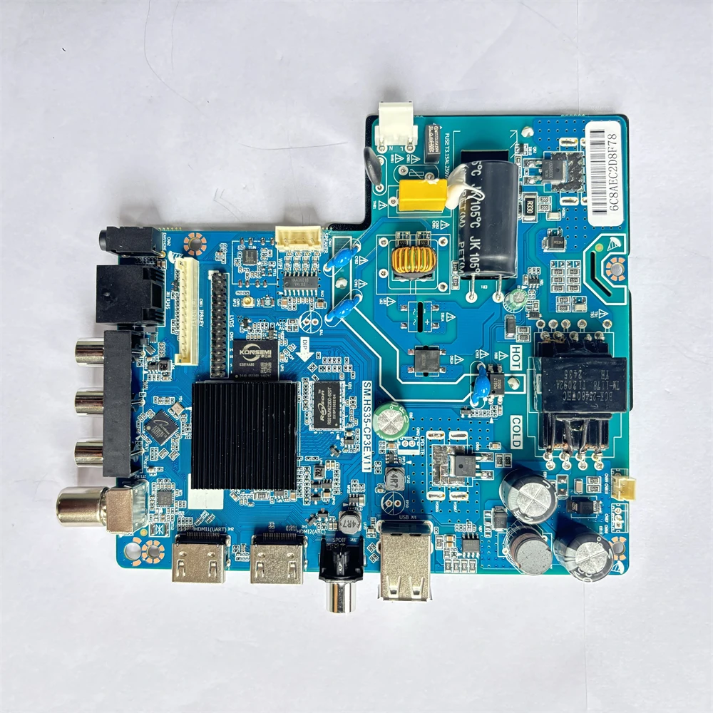 43" Android Motherboard With Digital DVB-T2 Smart LED TV