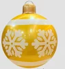 Golden snowflake-christmas ball