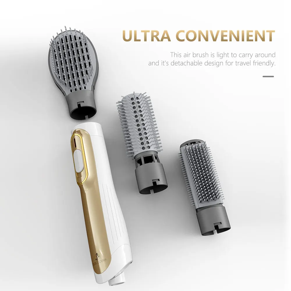 4In1 горячий воздух кисть высушите один шаг стайлер для волос гребень вольюмайзер выпрямление щипцы завивки салон Фен