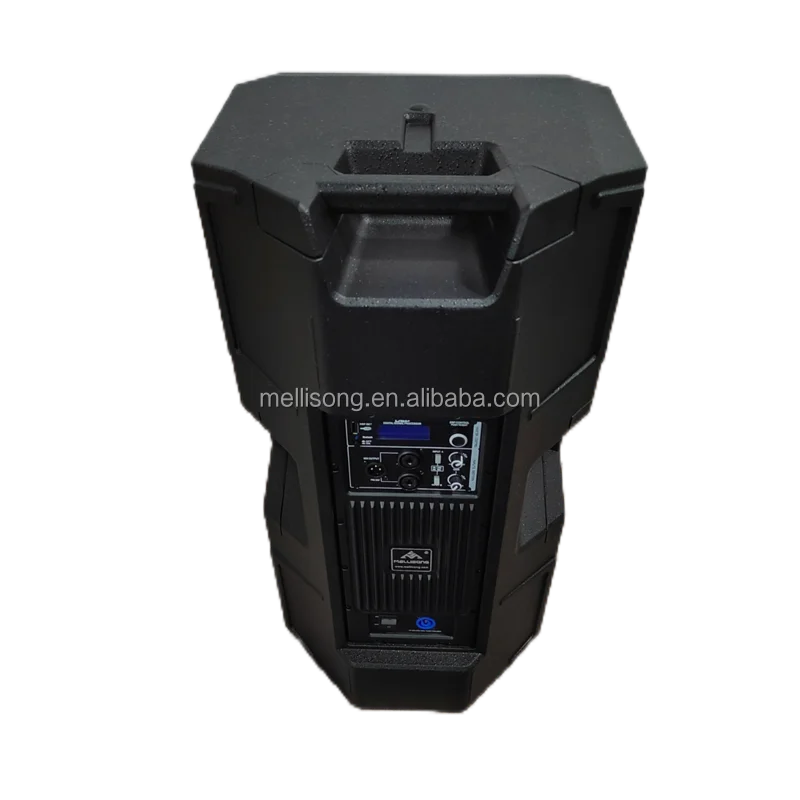 Professional 15-Inch  Active Powered Portable Audio Speaker Box High Power Bluetooth DSP Amplifier Audio Sound Equipment