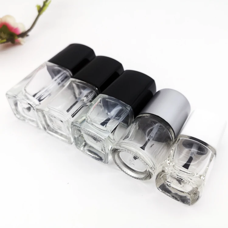 on Sale Customizable 5ml 10ml 20ml Gel Empty Glass Nail Polish Bottles with Brushes and Caps