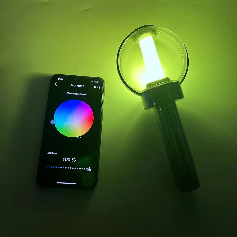 Kpop Enhypen Official Custom App Programmable Penlight Acrylic Flashing