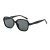 C1 bright black frameall gray lenses