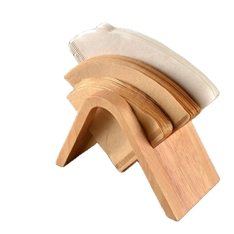 Supporto Per Filtri Da Caffè In Legno - Porta Filtri Di Carta, Decorativo Da Cucina, 13x7x10.5 Cm