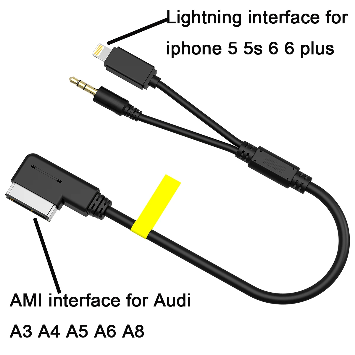 Audi - Câble adaptateur USB avec Apple Lightning