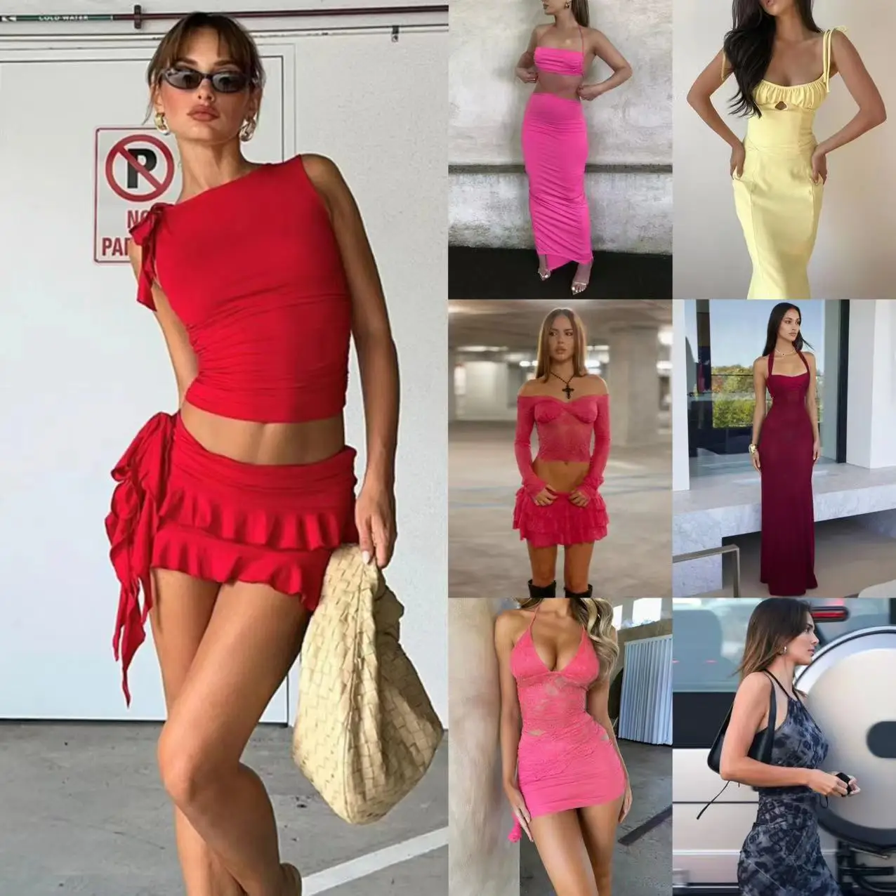 Wholesale Supplier Brand New Tops Mix Ropa Mujer Assorted Dress Bulk Bales  Women Clothes Stock Clothing