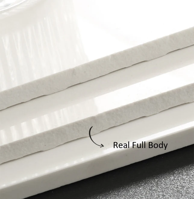 600x600mm 24x24 Pure White Ceramic Tiles High Glossy Bathroom Flooring Full  Polished Porcelain Floor Tile