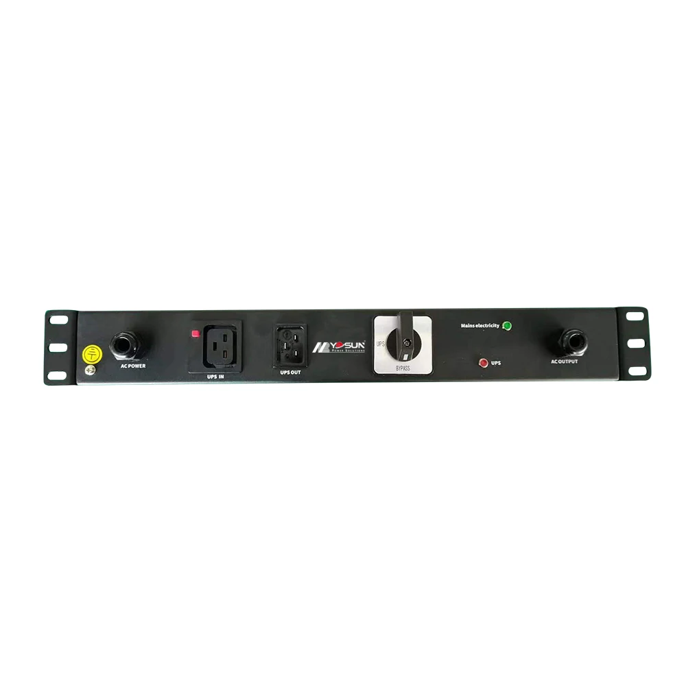 19 Inch Horizontal 1.5u 2 Ways Iec C19 C20 Socket Rack Pdu With Self ...