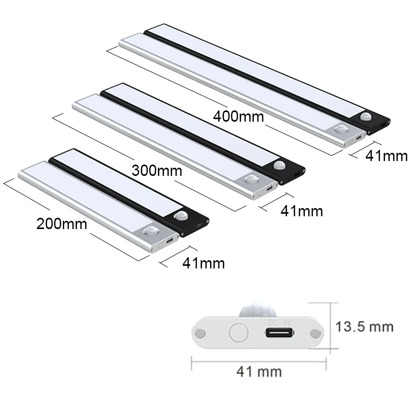 PIR Motion Sensor Wardrobe Light LED Cabinet Lights Kitchen Supermarket Showcase LED Closet Light