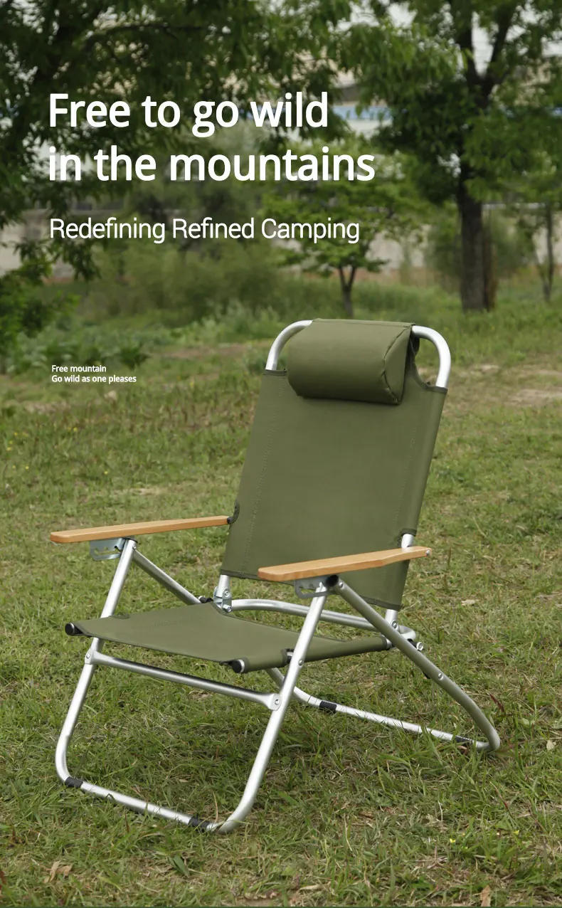 Hot Sale Fabric Adjustable Kamp Sandalyesi Kermit Chair Portable