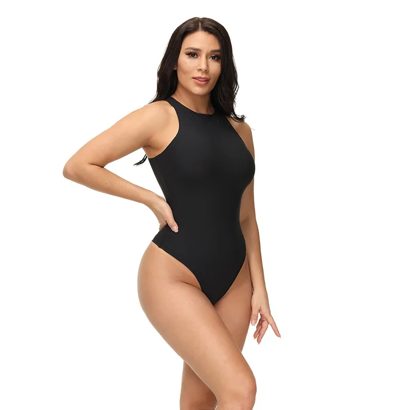 ZOYIAME New Seamless Bodysuits High Cut Leg Shaping Thong Underwear Sleeveless Sculpting Bodysuit Shaper for Women Manufacturer