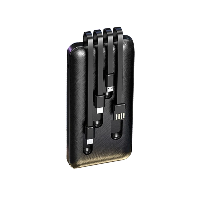 Consumer Electronics Small Slim 3 in 1 Portable Charger Mini Powerbank 10000 Mah