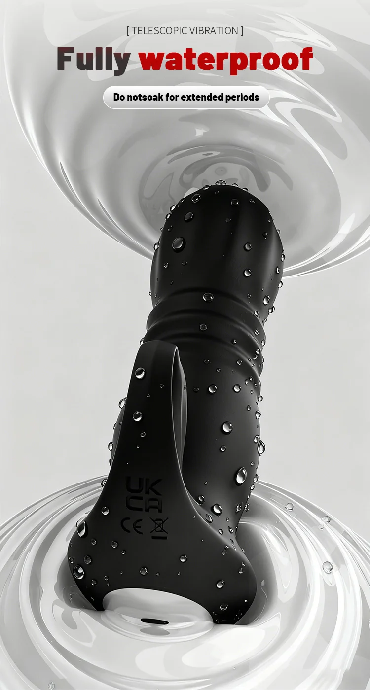 Compact ergonomic anal & prostate vibrator with storage pouch included