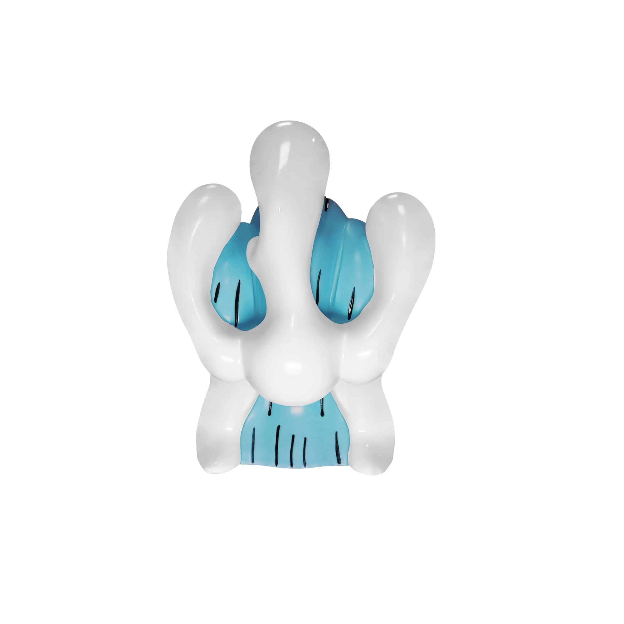 Дизайнерские дизайнерские игрушки на заказ монохромная Q версия сотовая статуя уникальное настольное украшение