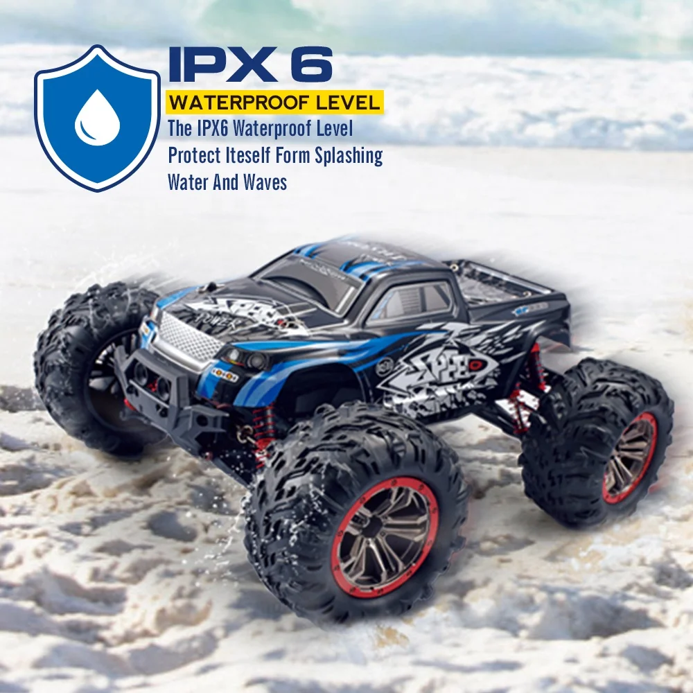 HOSHI N516 RC Truck 1/10 rc car 4WD Remote Control Toys with Lights Off-Road Hobby monster truck fast Crawler Electric Vehicle