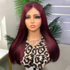 Peluca de cabello humano color 99J