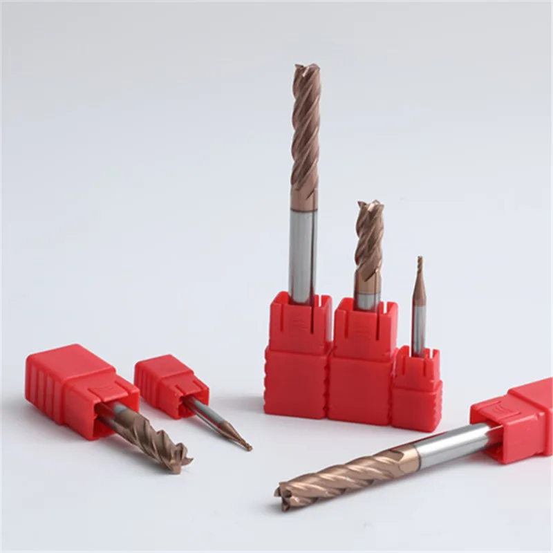 MTS carbide end mill tools used for cnc machine