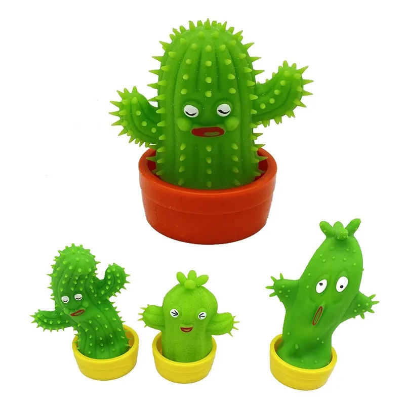 Sensory Training Stress Relief Cactus Squishy Toys for Kids