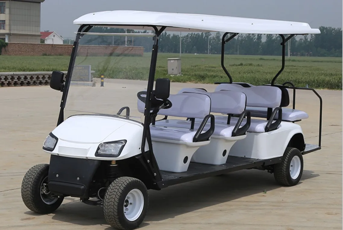 High Quality 3500w 72v 6 Seats Long Range Electric Golf Cart 10 Inch