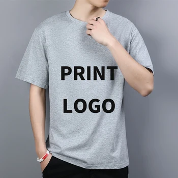 Free Sample 160gsm 100% Cotton Cheap OEM/ODM Graphic Tee Poleras Custom Logo T-Shirt Camisetas Oversize Blank Plain T Shirt