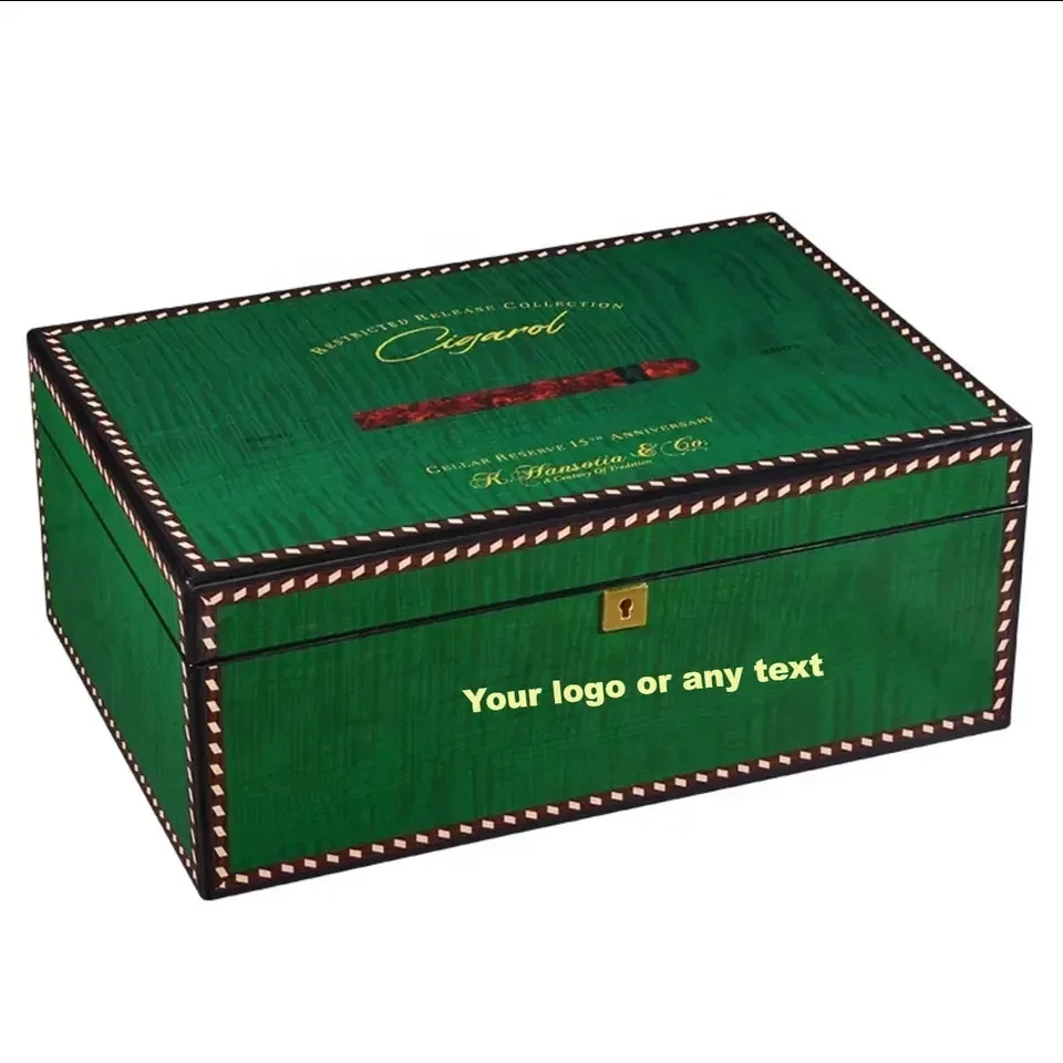 New Wholesale Spanish Cedar Wood Cigar Humidor Box Cigar Humidor Cigar