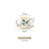 Cup Saucer Set-Blue
