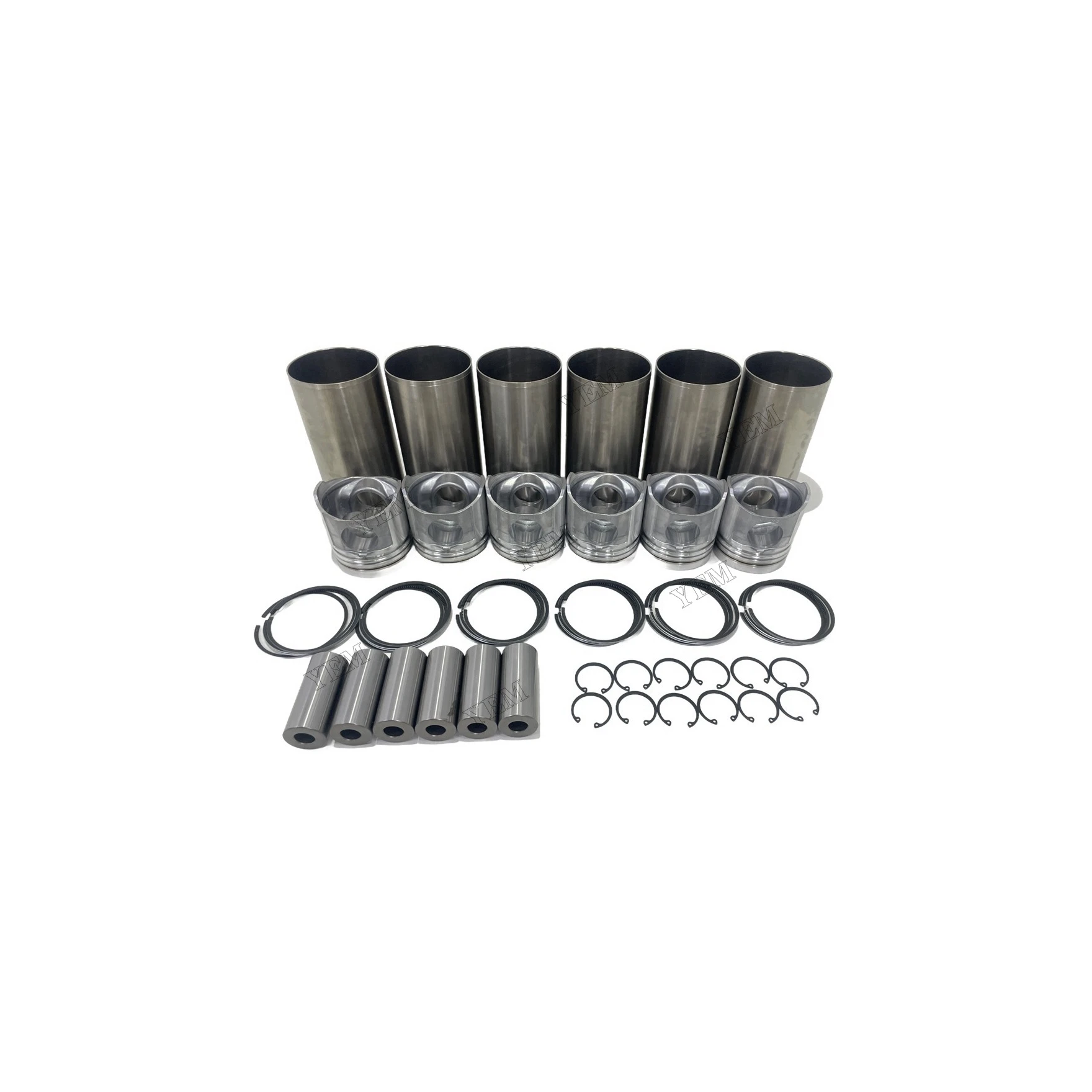 Cylinder Liner Kit Compatible for Komatsu 6D110s Engine Parts Manufacturer