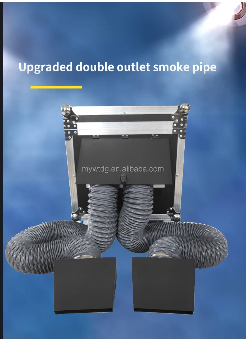 Mengyi Stage Equipment 3000w Low Fog Machine Double Output Water Fog