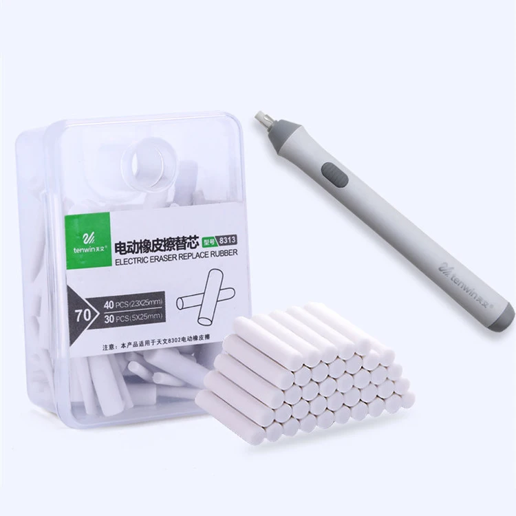 Tenwin 8313-Электрический резиновый ластик для эскизов набор заправки изделия TW8302