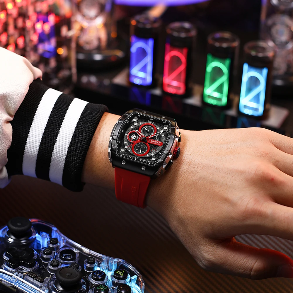 CURREN 8442 Men's Quartz Watch - Waterproof & Stylish