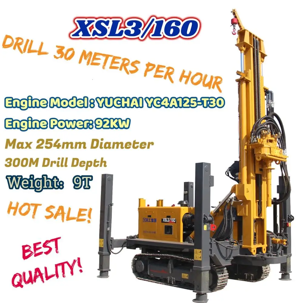 Новая Буровая Установка Для Водяных Скважин Xsl/160,300 М,Китай - Buy Water  Well Drilling Rig Italy,Horizontal Directional Drilling Rig,200 Meters  Water Well Drilling Rig Product on Alibaba.com