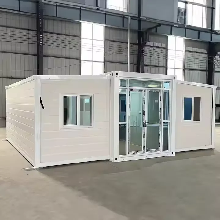 Қытай 20 кеңейтілетін контейнерлі үй, PVC аспандық стальден жасалған кіші предварительно қорғаныс контейнерлі офис үшін