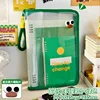 Verde - Adhesivo de Dibujos Animados para Lanyard