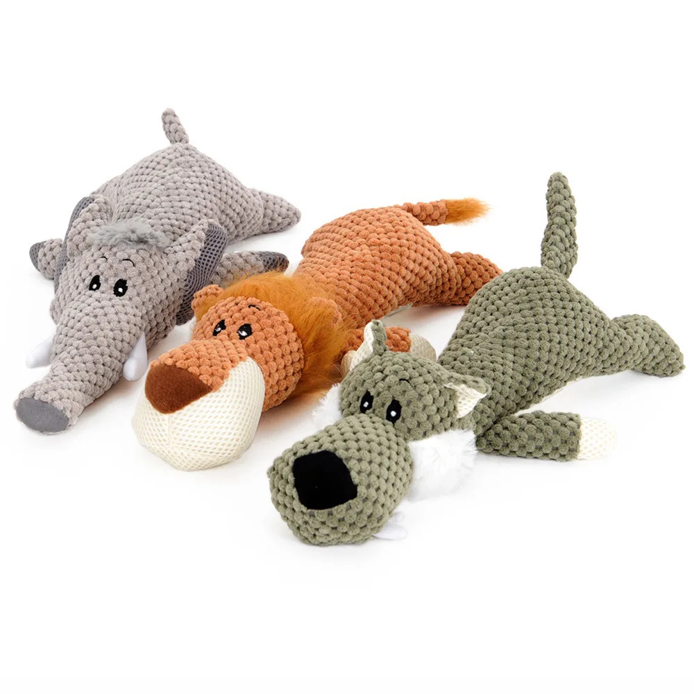 Europe and America Supplier New Custom Soft Durable Interactive Set Pet Dog Bites Toy Squeaky Chew Dog Toys for Pets Dog Compani