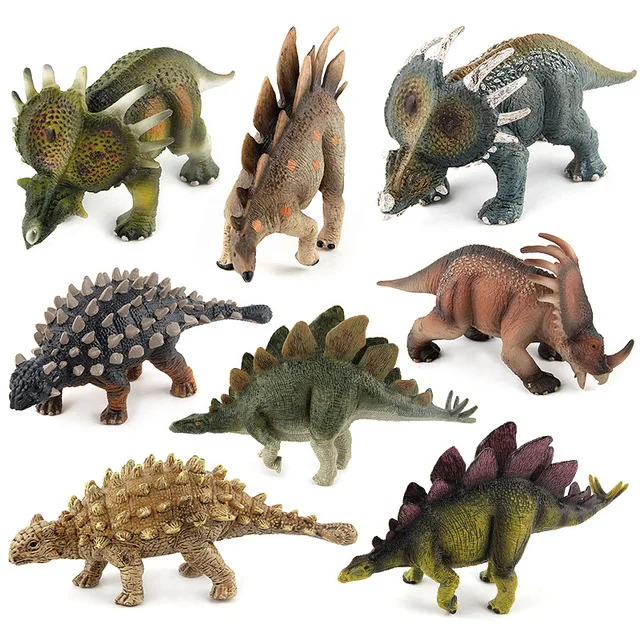 Simulation Solid Plastic Dinosaur Toys Life Like Animals Models for Child 