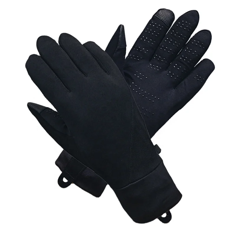 Compression Lightweight Sport Running Gloves Liner Gloves Black Men & Women 