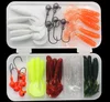 H eight color curly tail lead hook