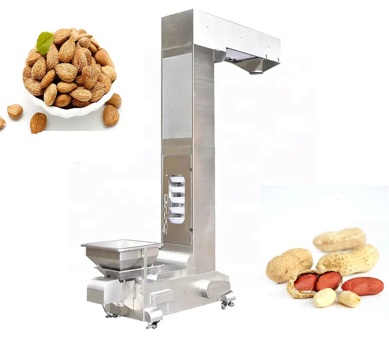 Z Type Rice Mill Farm Chain Vertical Lift Food Grade Coffee Bean Coconut Sand Plastic Bucket Conveyor Elevator Packing Machine