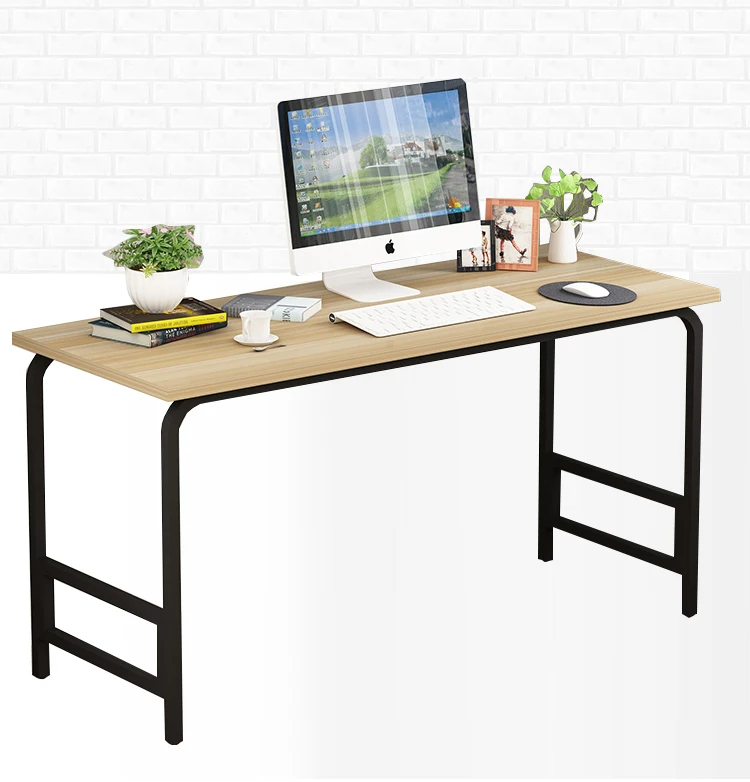 Computer Desk Office Desk Modern Writing Table Desk With Metal Legs