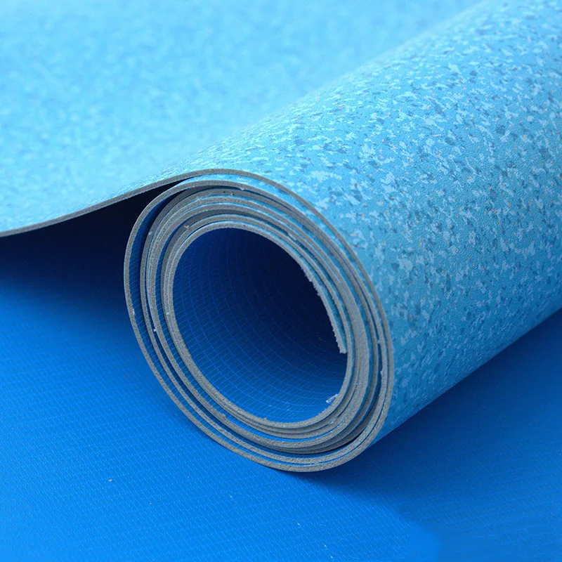 Fireproof PVC Linoleum Covering Plastic Vinyl Rolls Carpet Flooring Tiles for Hospital