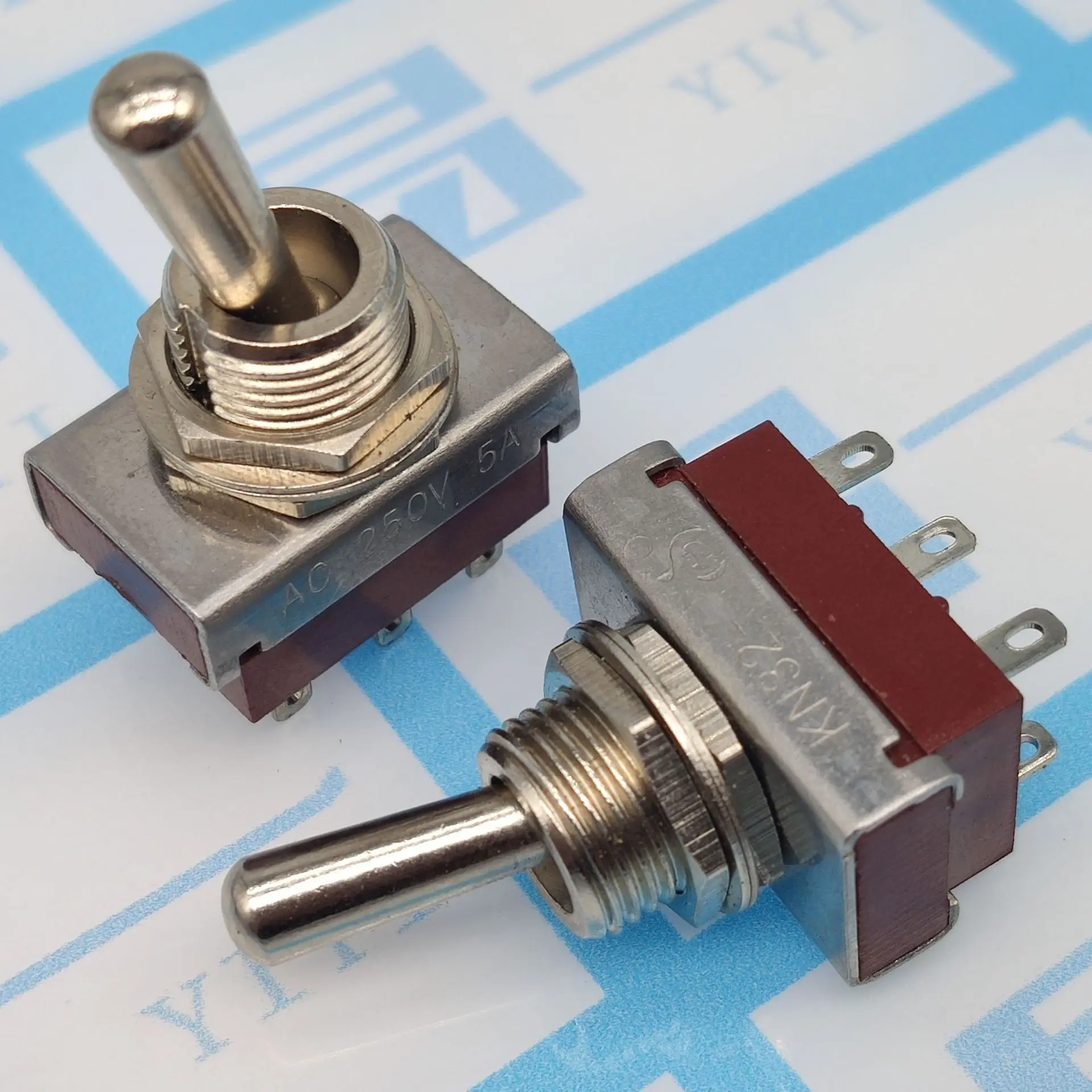 high quality 6pin 12mm kn32 toggle switch on-on