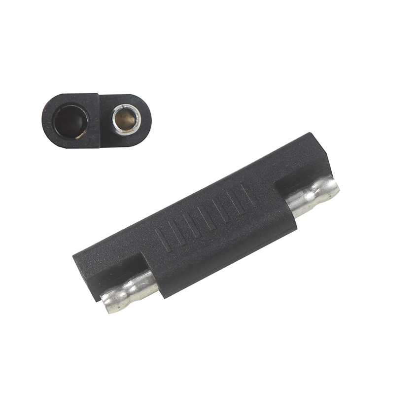 SAE 2-Pin Quick Disconnect Cable - 12V/24V Quick Release Plug with Open Wire for Automotive Marine Solar Motorcycle