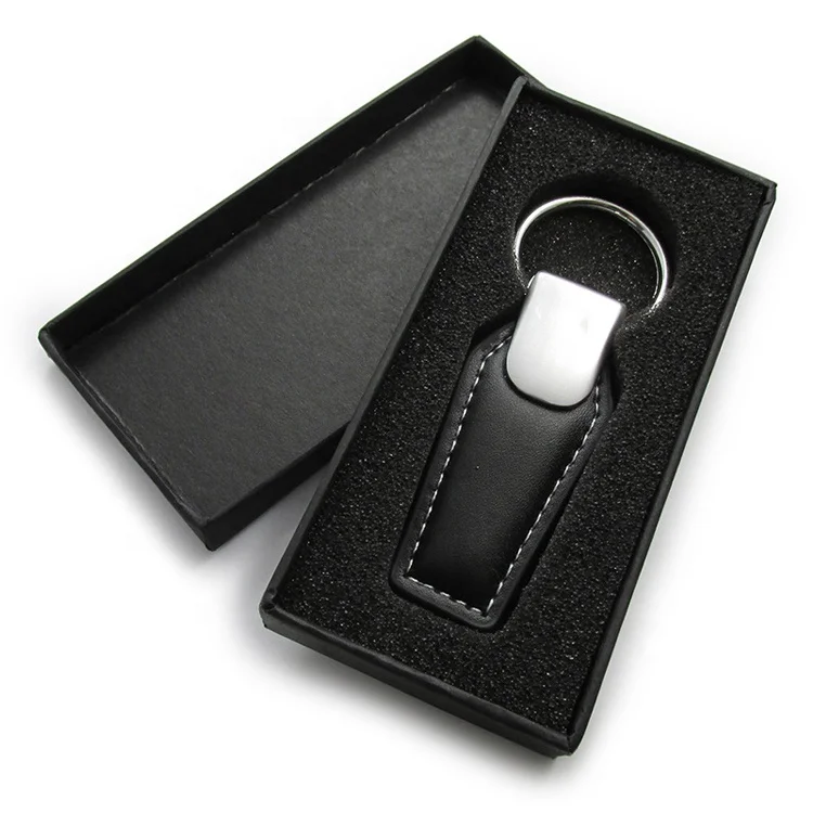 2022 Wholesale Factory Fashion Metal New Key Chain Car Brand Leather Car Logo Custom Key Ring With Gift Box